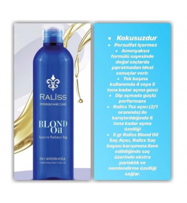 Raliss Blond Oil Saç Açıcı Parlatıcı Yağ  250 ml