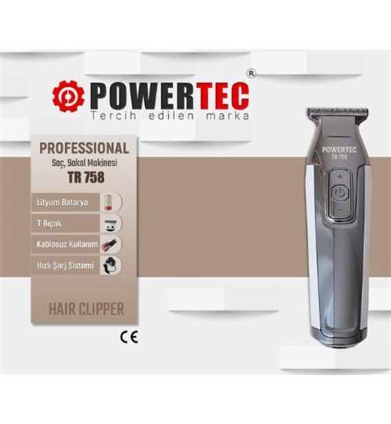 Powertec TR-758 Ense Tıraş Makinesi