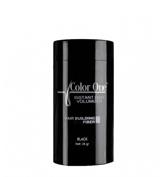 Color One Fiber Black Saç Dolgunlaştırıcı Siyah